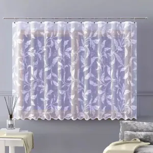 Жаккардовая штора на метр, высота 145 см Бонни А118 белая 145 см Wisan