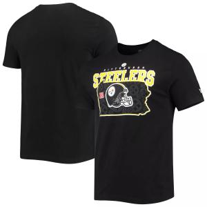 Мужская черная футболка New Era Pittsburgh Steelers Local Pack