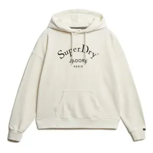 Худи Superdry Brand Mark Relaxed Fit, бежевый
