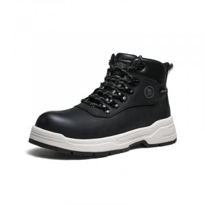 Абразивостойкие нескользящие уличные ботинки 4см мужские CAMEL, черный