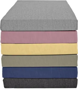 КУМ простынь на подкладке "Простыня из поликоттона" KUM 180-200х200 см, 1 шт., серо-коричневый