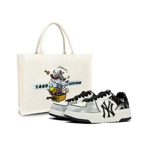 MLB Chunky Liner Low top Skateboard Shoes Unisex Black White