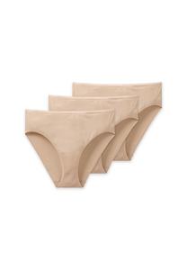 Комплект трусов из 3 предметов Cotton Essentials SCHIESSER, цвет Nude