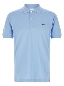 Поло с нашивкой-логотипом Lacoste, голубой