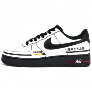 Кроссовки для скейтбординга Nike Air Force 1 07 LTDZ Drift низкие унисекс черно-белые