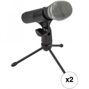 Динамический микрофон Polsen DM-USX1 с разъемами XLR и USB (2 шт.)