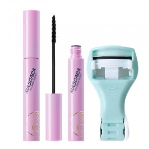 Тушь для ресниц Macaron удлиняющая завивающая объемная тонкая щеточка Waterproof легко растушевывается 7,5 мл Flamingos