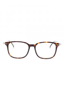 Очки с эффектом черепаховой оболочки Montblanc, коричневый