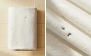 Детское лунное банное полотенце Zara Home, цвет Oyster White