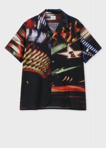 Рубашка с открытым воротником "На ярмарке развлечений"