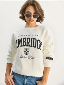 Bianco Lucci Свитшот в белом цвете