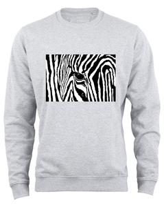 Толстовка Cotton Prime Black & White Zebra Eye, серый меланж