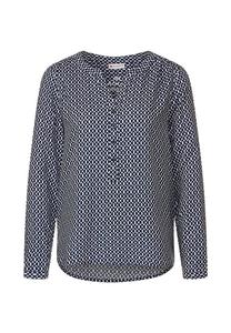 Блузка с длинными рукавами Street One, синий