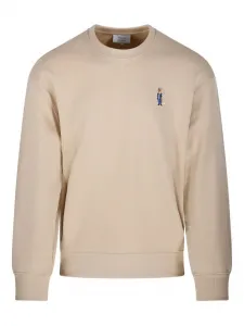 Толстовка с вышитым рисунком лисы Maison Kitsuné, нейтральный