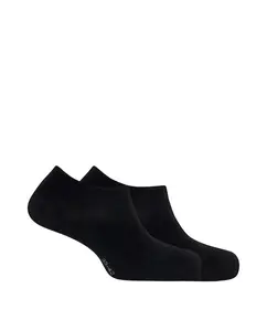 В упаковке 2 пары однотонных мужских носков из органического хлопка Punto Blanco, черный