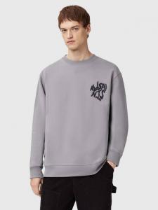 Орландо хлопковый свитшот AllSaints, March Grey