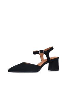 Туфли-лодочки с открытой пяткой MANFIELD, черный