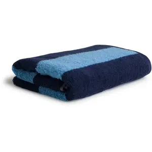 Полотенце Block Streifen с полосками, 100% премиальный хлопок, сделано в Германии Möve, Deep sea-cor