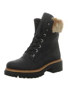 Ботильоны на шнуровке черного цвета rieker