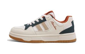 Кроссовки RENBEN Skateboarding Shoes Women's Low-top, зеленый