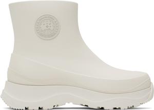 Сапоги Vancouver Rain Boots цвета «off-white» Canada Goose