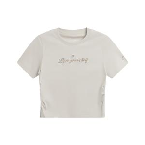 Футболка Li-Ning Sports Life Collection Women's, серебро fish серый