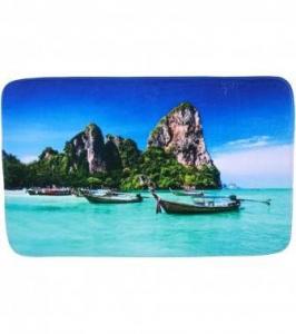Коврик для ванной SANILO Thailand 50x80 cm, 50x1,5x80 см, синий