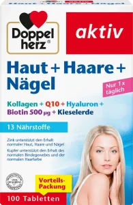 Таблетки «Кожа волосы ногти» 100 шт. 66,5 г. Doppelherz