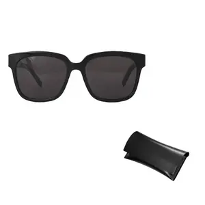 SAINT LAURENT Солнцезащитные очки Butterfly женские черные, Black