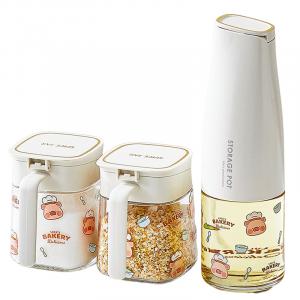Масленка KAWASIMAYA, [Set Of 3]Seasoning Jar*2+Oil Pourer*1