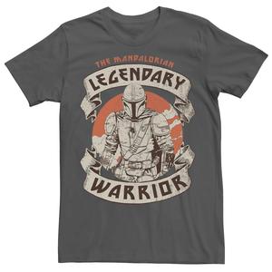 Мужская футболка с рисунком The Mandalorian Legendary Warrior Star Wars