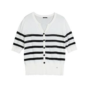 ELLE Трикотаж Women's Black White Stripes