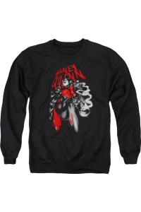 Толстовка Batman Down The Barrel для взрослых с круглым вырезом Gildan, черный