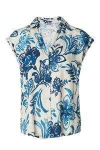 Блузка Salsa Jeans, цвет Azure/Dark blue