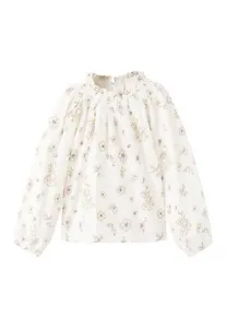 Детская блузка Mango Kids, White