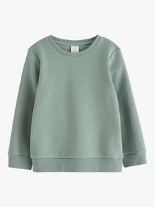 Детский свитшот из хлопковой смеси с круглым вырезом Lindex, Light Dusty Green