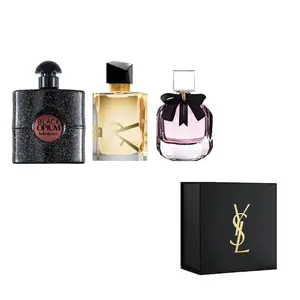 SAINT LAURENT Набор миниатюрных духов eau de parfum black ao piao tea 7,5 мл + reverse paris 7,5 мл + free water 7,5 мл