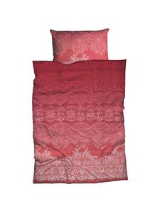 Постельное белье Демир красного цвета Traumschlaf, 135 x 200 + 80 x 80 см