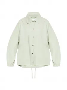 Хлопковая куртка на пуговицах Jil Sander, зеленый