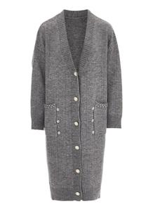 Вязаный кардиган caissa Knit Cardigan, серый