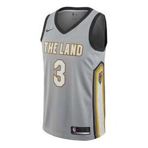 Спортивная футболка nba isaiah thomas cleveland cavaliers swingman jersey city edition grey Nike, серый