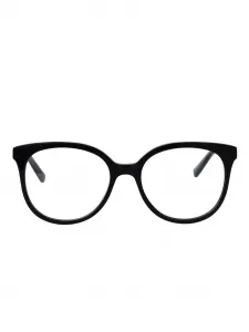 Очки с круглыми оправами Alexander Mcqueen, черный