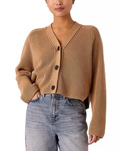 Кардиган Petite Nala из хлопка Whistles, коричневый/бежевый