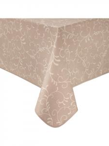 Erwin Müller Скатерть из смесовой хлопчатобумажной ткани для обеденного стола, бежевого цвета