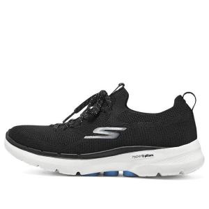 Кроссовки go walk 6 'black light blue' Skechers, черный