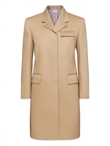 Пальто Chesterfield THOM BROWNE, коричневый