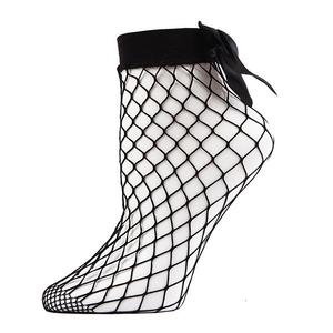 Боу-макси ажурные носки-гольфы Memoi