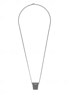 Колье с подвеской Rick Owens, коричневый