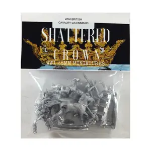 Британская кавалерия с командованием, WWI Shattered Crown Miniatures - British (28mm)
