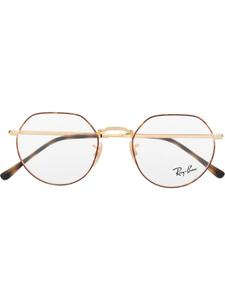 Очки Jack в круглой оправе Ray-Ban, золотой